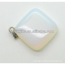 Wholesale natural opal rhombus pendant gemstone pendant